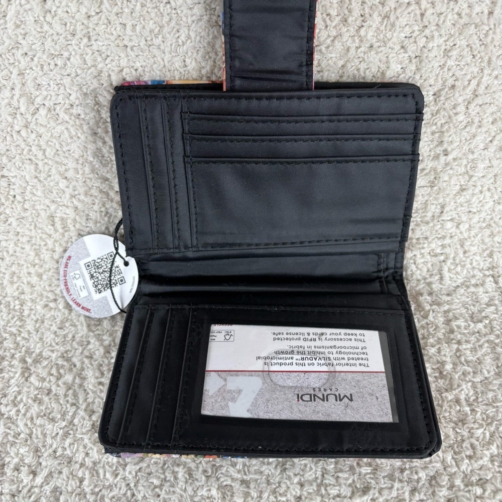 Mundi Wallet Floral RFID Protected New With Tag - Picture 8 of 12